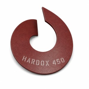 Pióro ślimaka stal trudnościeralna 125_42,4_125_gr.3_Hardox450
